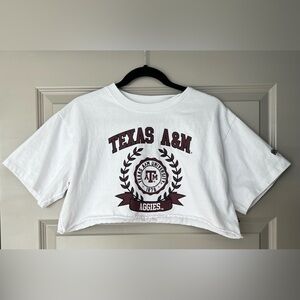 Hype and Vice Texas A&M Cropped Tee